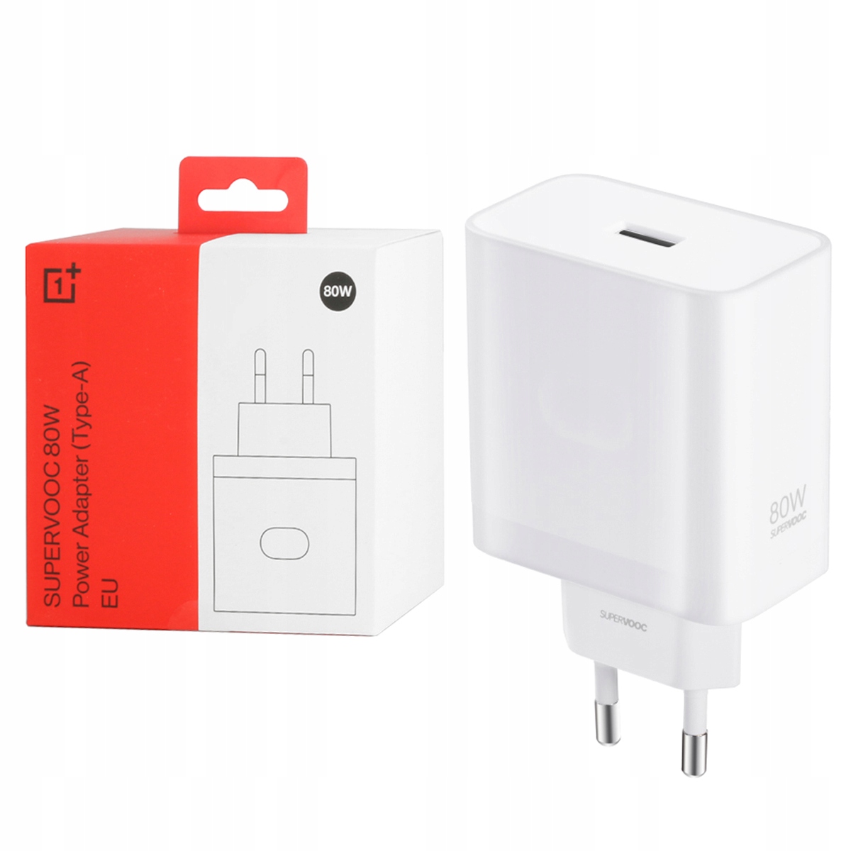 OnePlus SuperVooc Warp 80W 7,3A síťová nabíječka Usb rychlé nabíjení