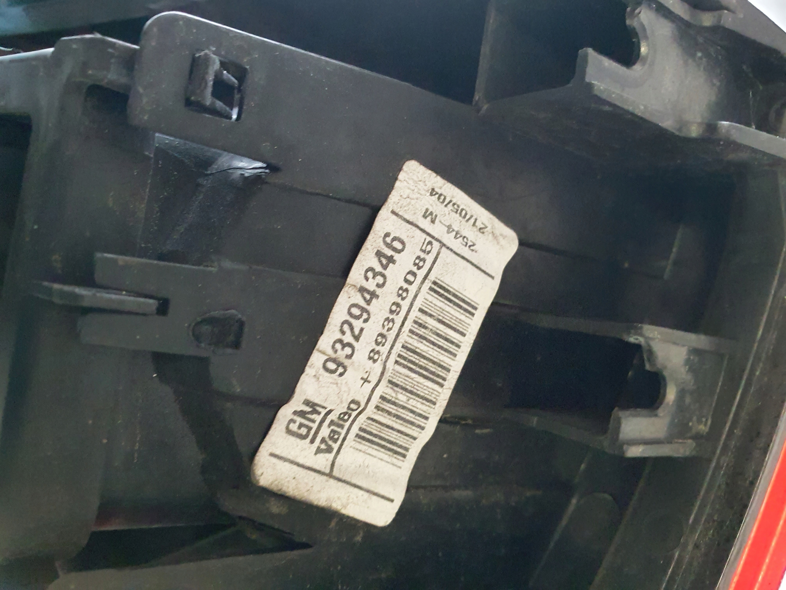 OPEL MERIVA A light right rear part 93294346 EUROPA