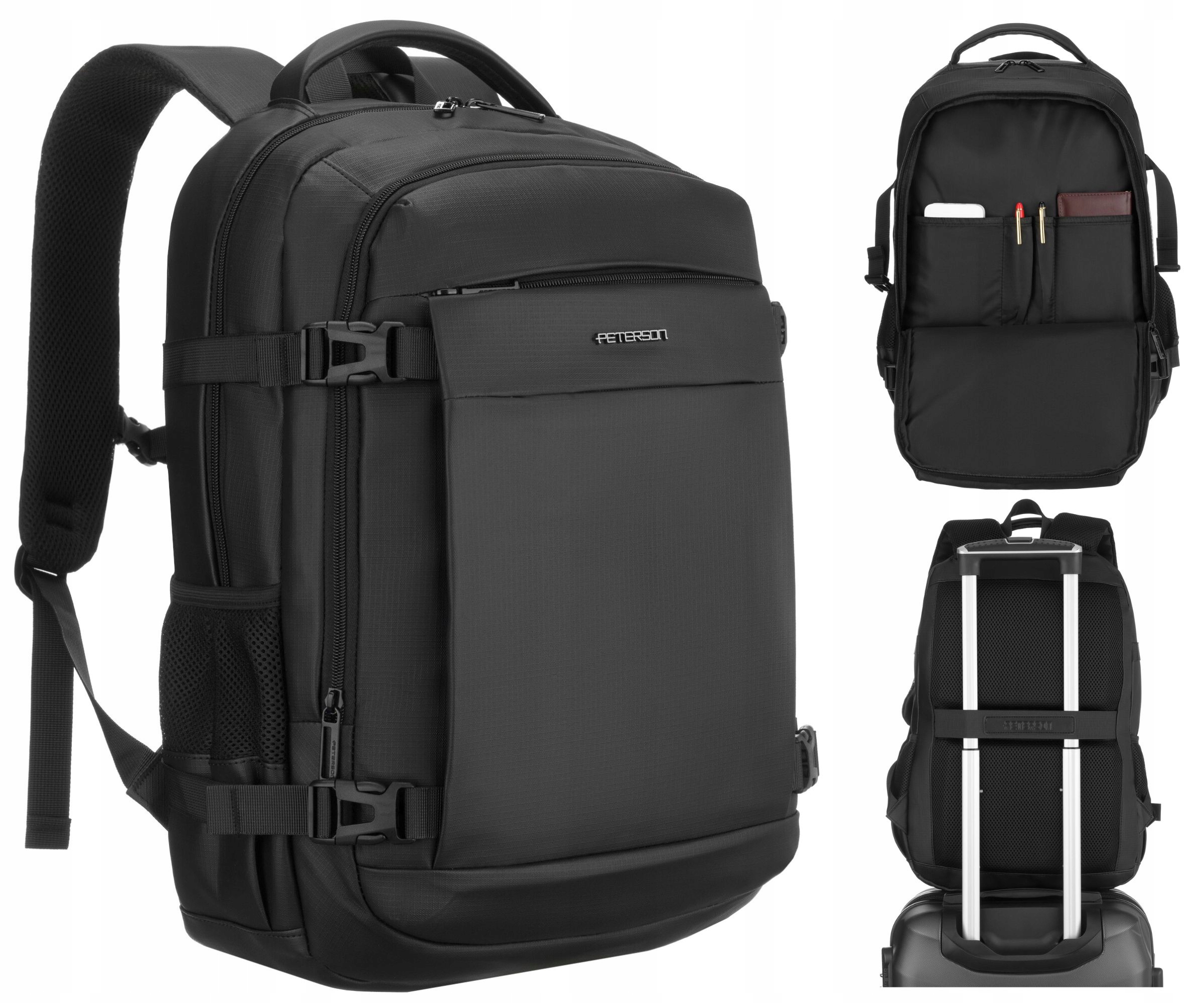 Batoh s prostorem pro notebook Peterson, prostorný a ergonomický