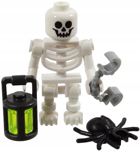 

Lego City Figurka Szkielet Kościotrup Lampa Pająk