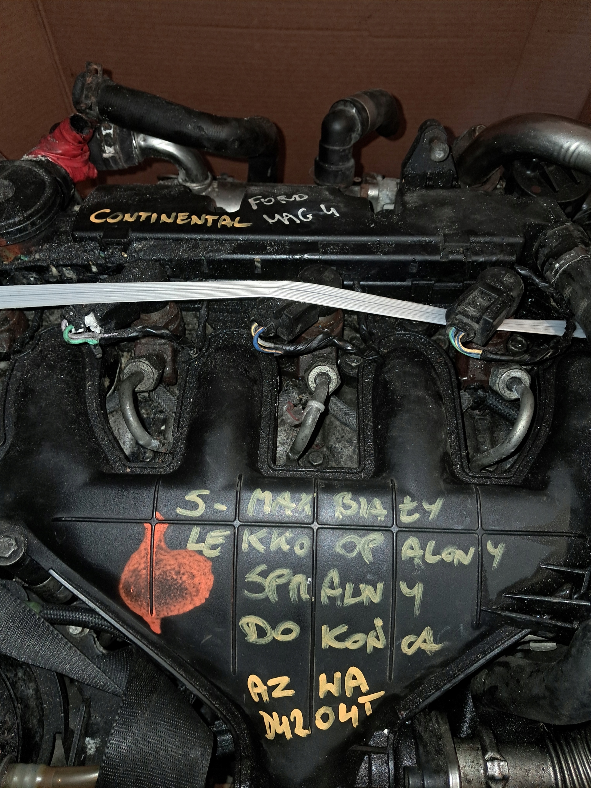 engine 2.0TDCI AZWA D4204T CONTINENTAL complete FORD S-MAX VOLVO DO MONTAZ