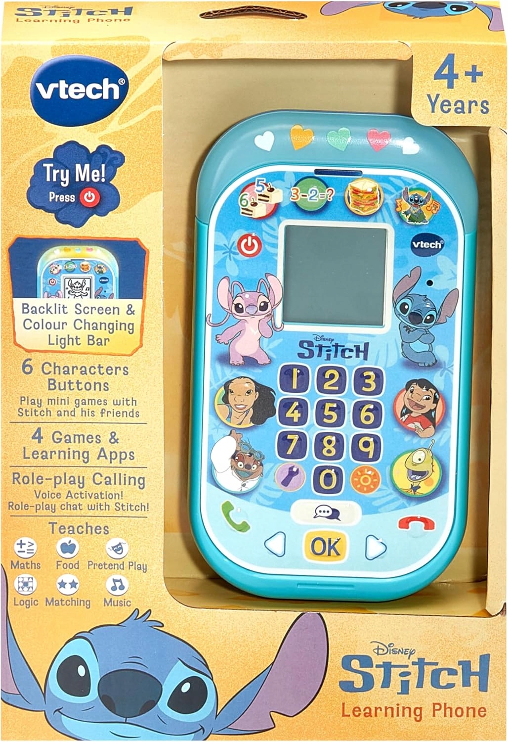 VTECH Stitch Tablet do uczenia (Angielska Wersja)