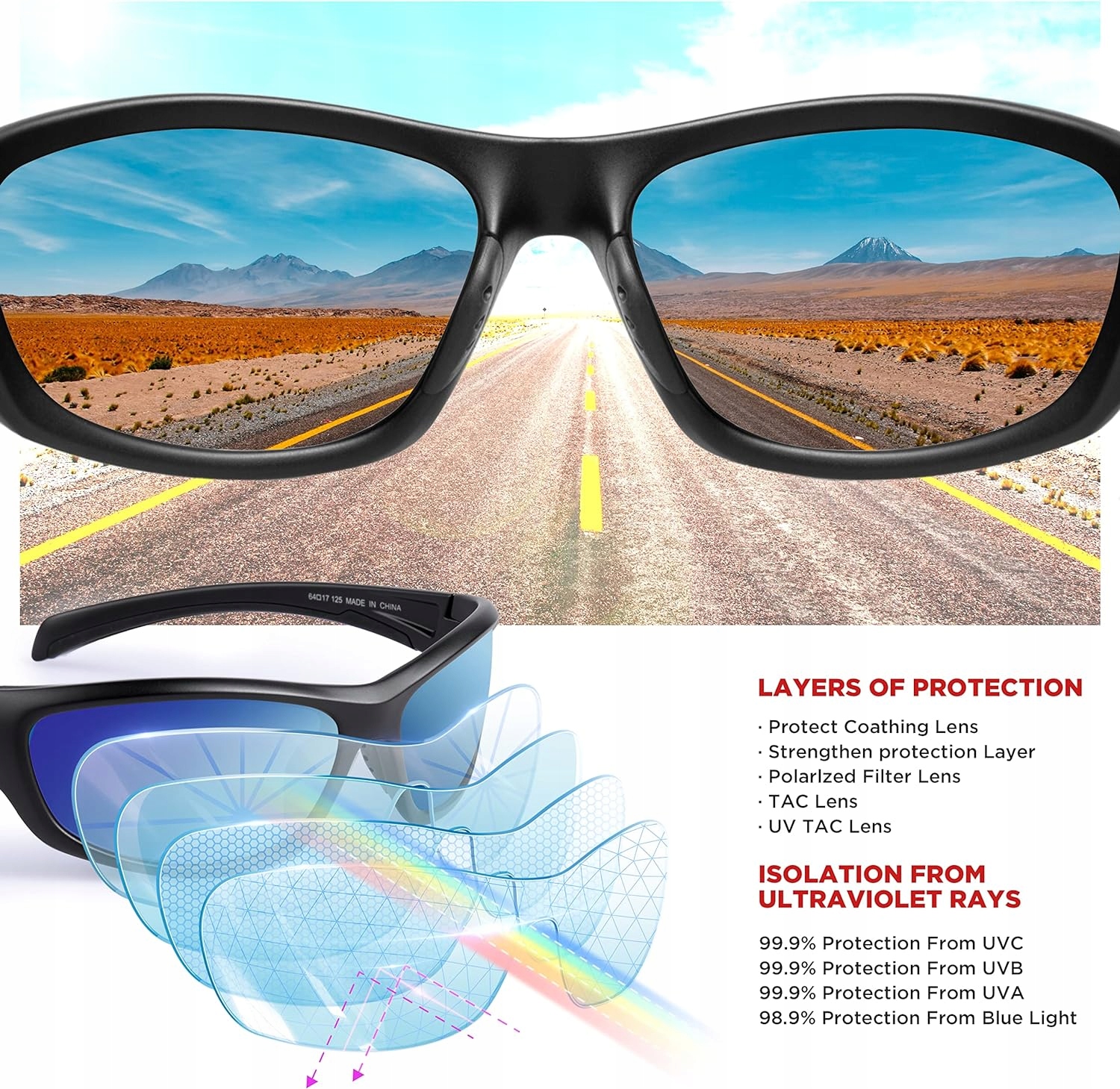 OKULARY ROWEROWE PRZECIWSŁONECZNE SPORTOWE RIVBOS UV400 UNIWERSALNE PRO Marka Inna marka