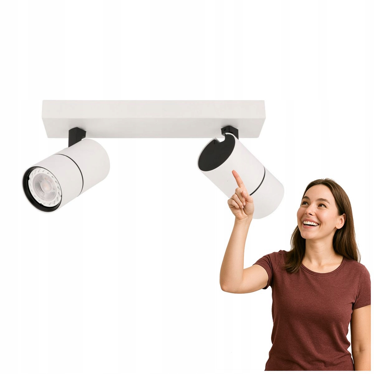 Spotová reflektorová lampa Laconi SPL-2813-2B-WH Italux