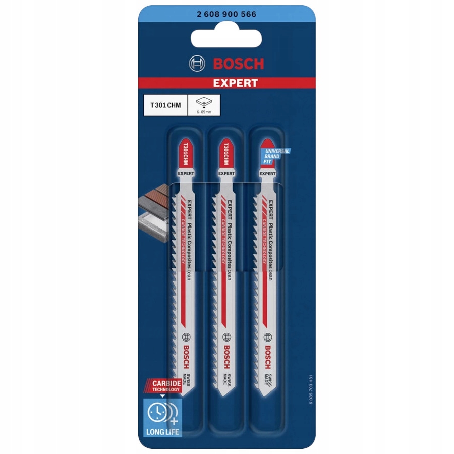 Zestaw brzeszczotów do wyrzynarki 117mm Bosch 3el Zastosowanie inne