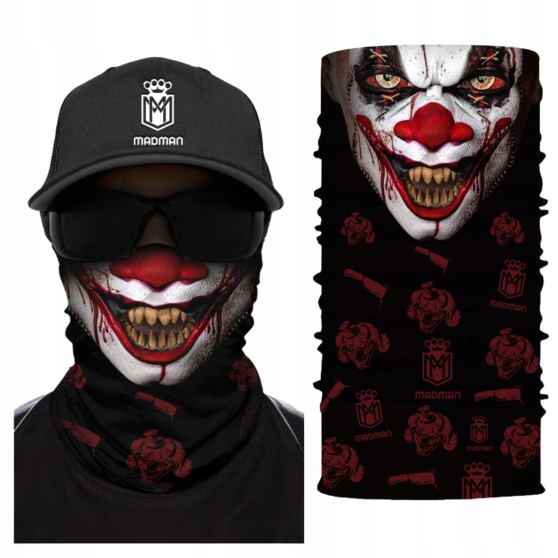 

Kominiarka Chusta na twarz Komin Bandana Wzory