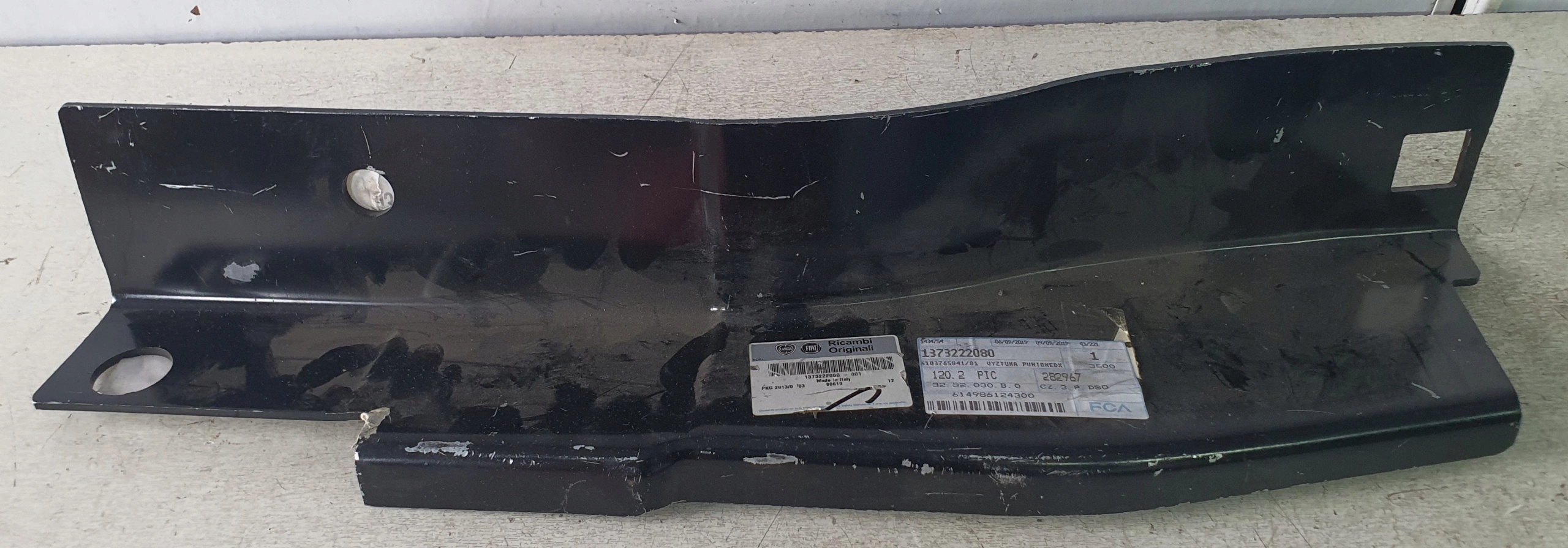 Reperaturka wzmocnienie błotnika podłużnicy prawy przód Fiat Ducato 11- Producent części Fiat OE