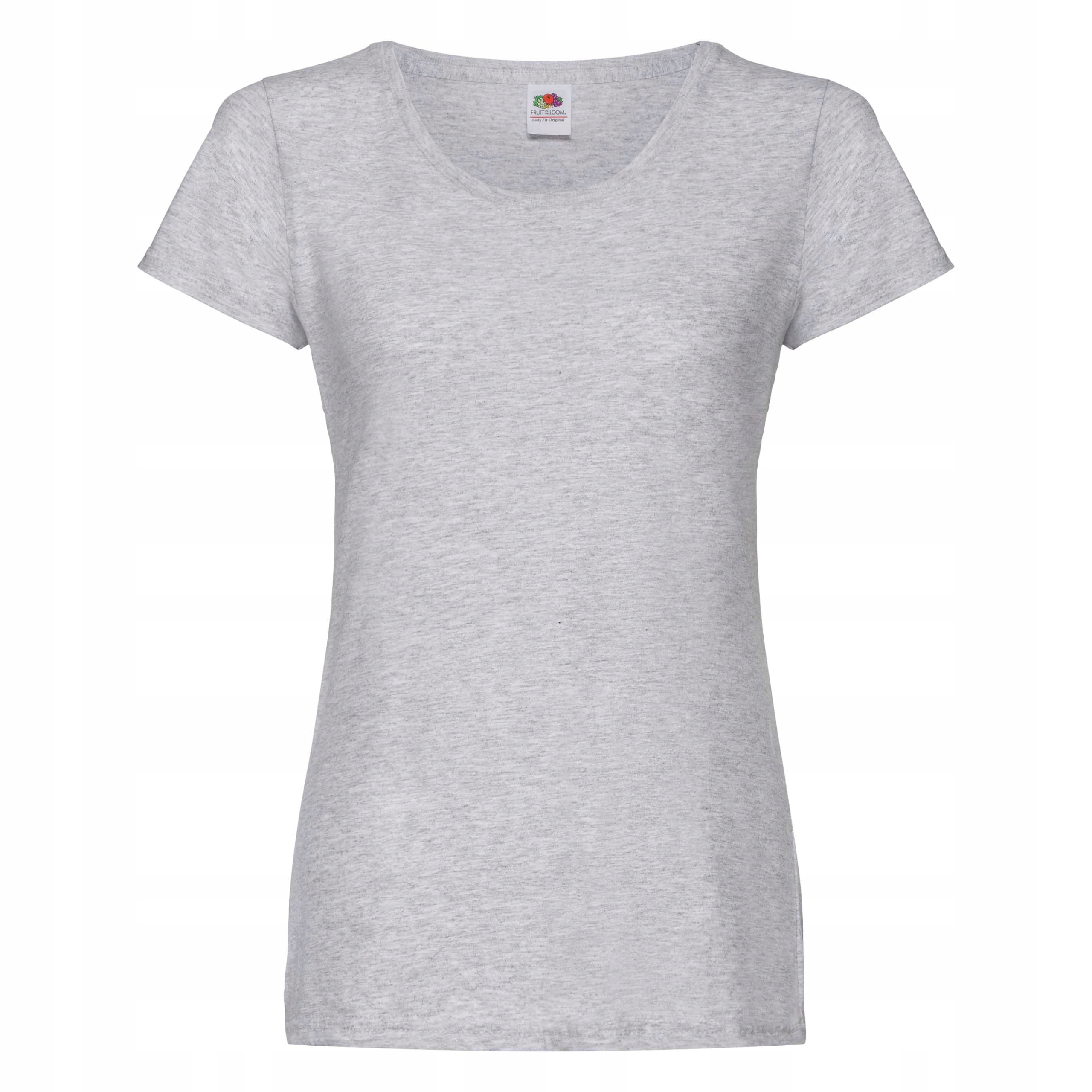 

Koszulka Damska Fruit Of The Loom Grey M