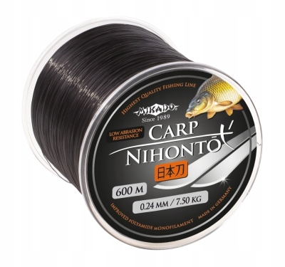 Mikado Carp Nihonto Black 0,28mm 9,50kg 600m