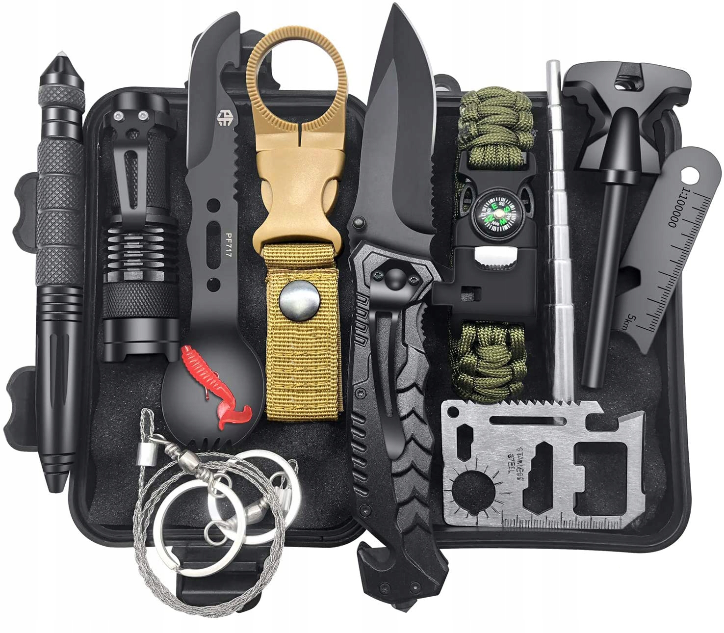 Nezbytnost přežití Sada pro přežití bushcraft do lesa stan