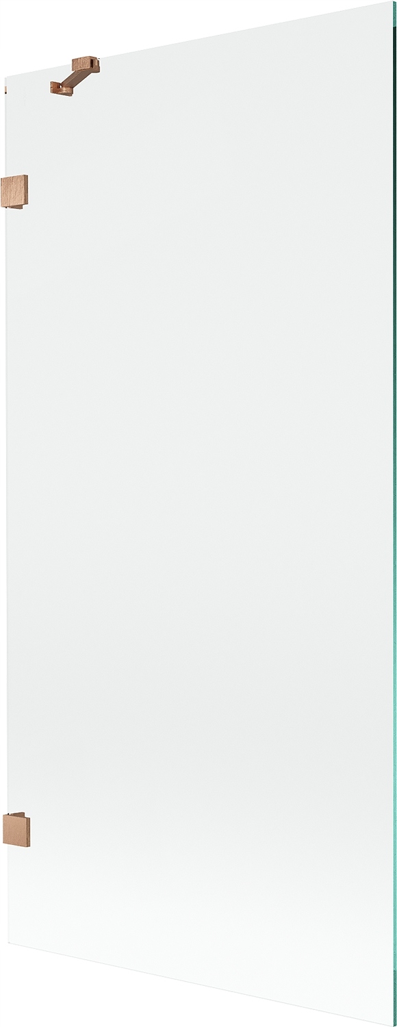 Mexen Lunar vanová zástěna s 1 křídlem 90 x 150 cm, transparentní, kartáčov