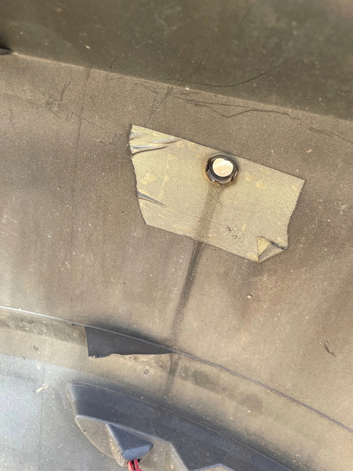 bumper rear part rear Volkswagen Scirocco III PDC
