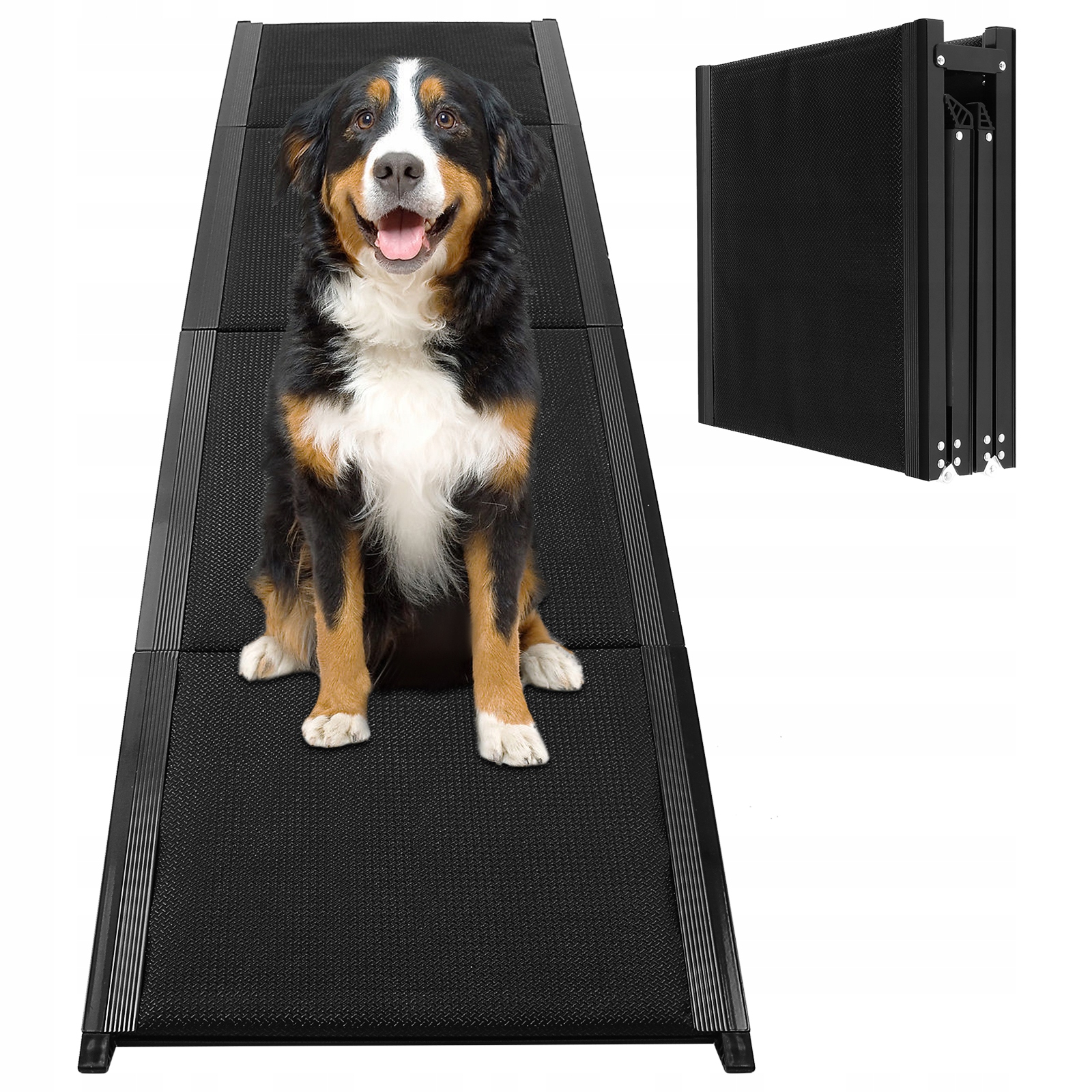 Levně Lehká Plastová Rampa Pro Psy, 180 CM, Nosnost Do 68 Kg, Do Auta, Nástupní Plošina