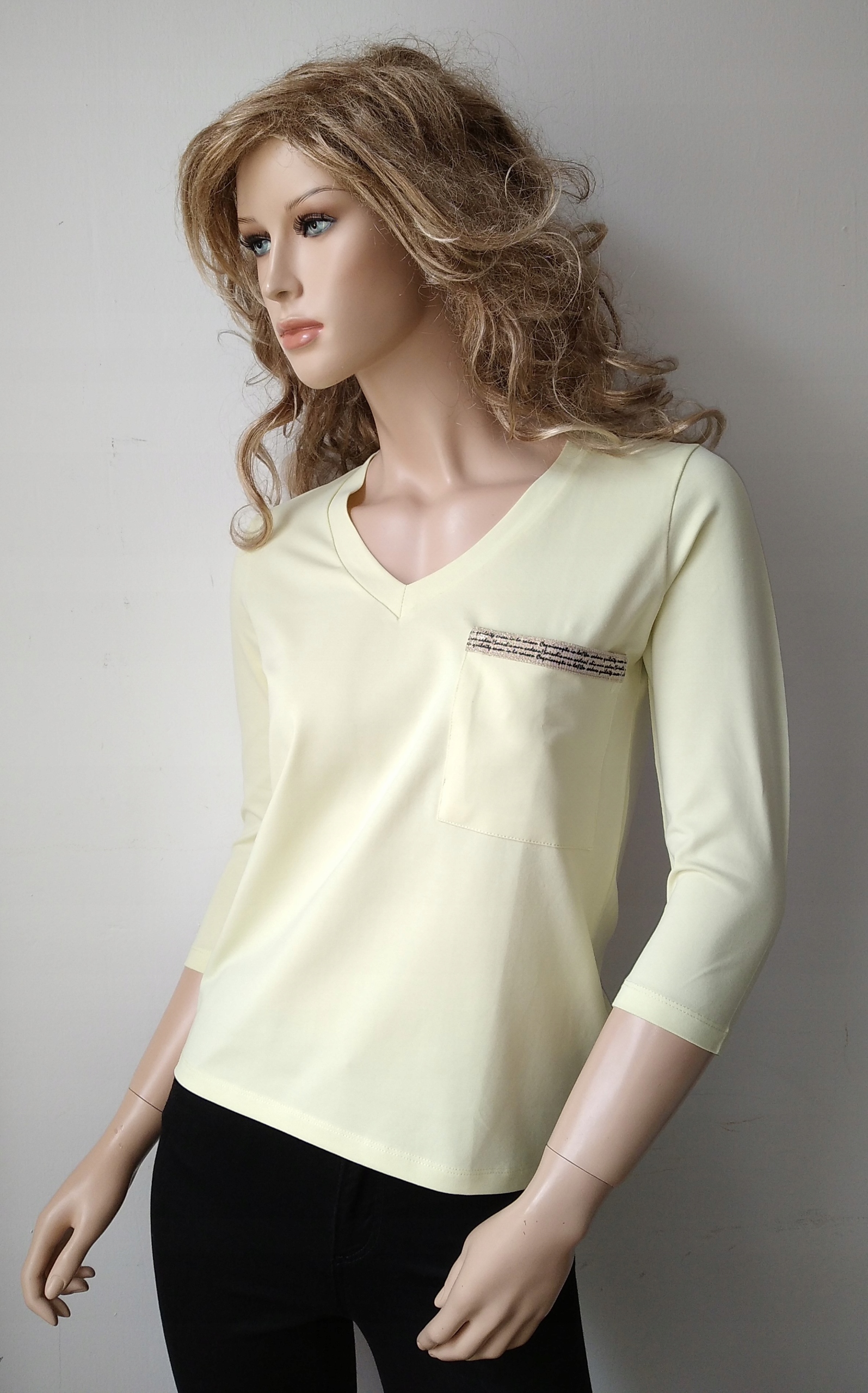 

Bluzka Latynka 3/4 rękaw miła bawełna L/XL 42