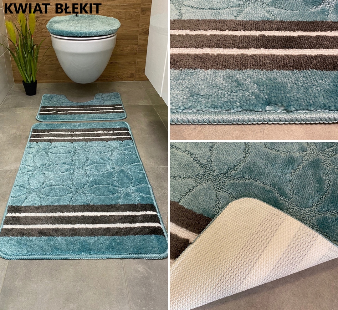 ŁAZIENKOWY DYWANIK 3 CZ. ANTYPOŚLIZGOWY MIX WZORÓW Linia Magnum