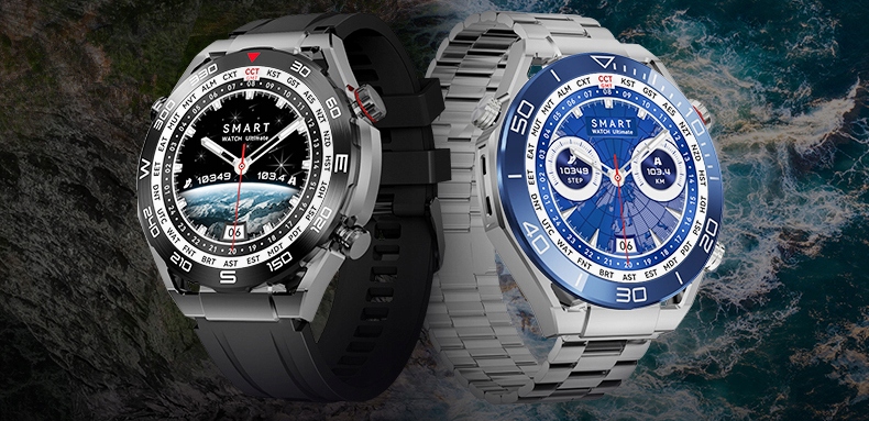 SMARTWATCH ZEGAREK MĘSKI POLSKIE MENU POŁĄCZENIA SPORT KARDIO SMART WATCH Szerokość paska 22 mm