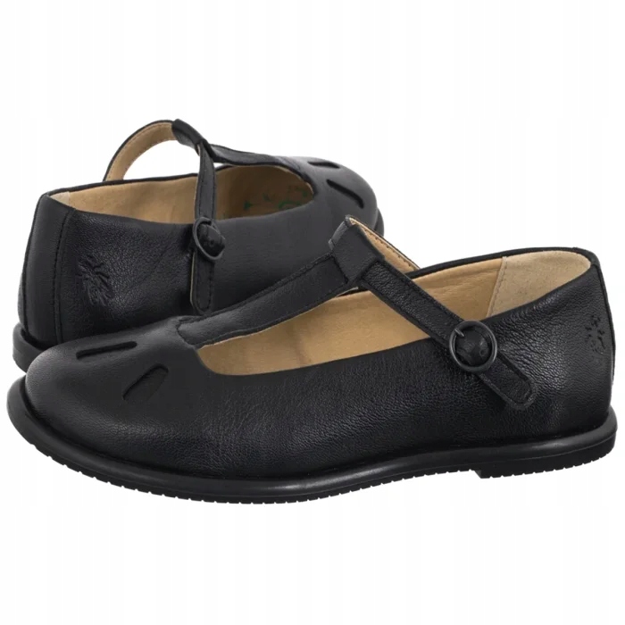 Kožené dámské baleríny Fly London Black P145417003 černé