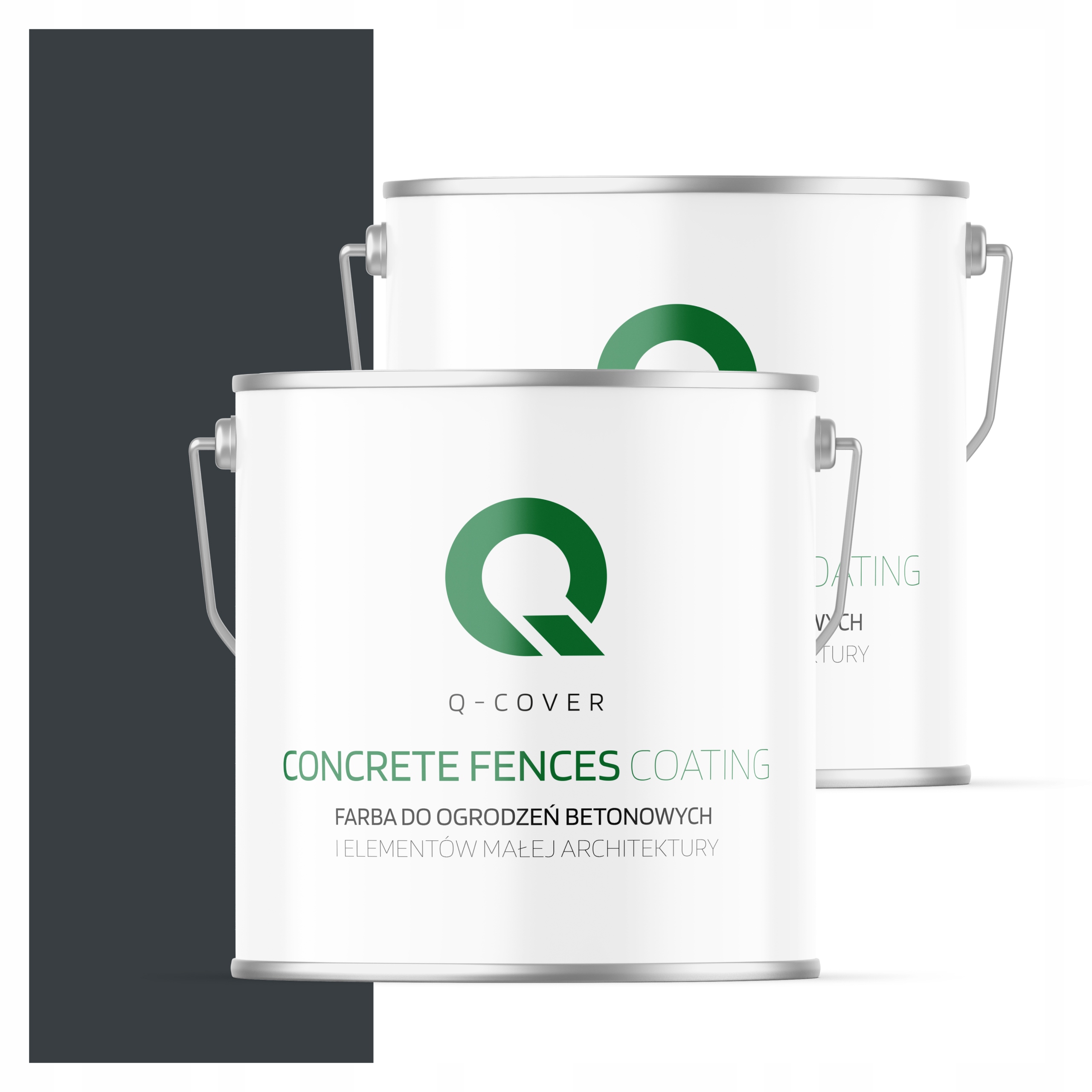 Farba Na Maľovanie Plotov, Betónových Kvetináčov, Farba Antracitová 5 L
