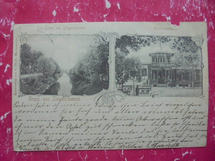 KWIDZYN MARIENWERDER STAROGARD ZIEGELSCHEUNE ETABLISSEMENT 1901 RRR