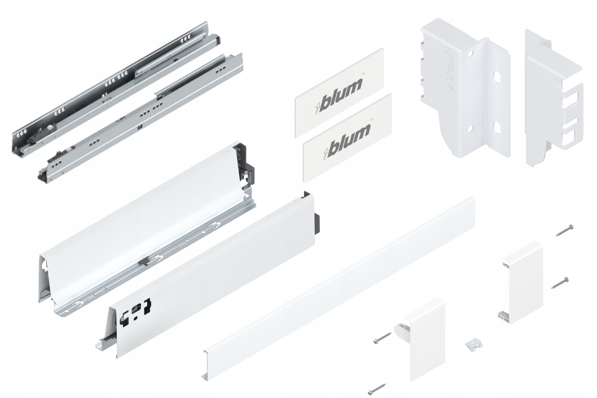 Blum Šuplík Tandembox 400 Nízká vnitřní velikost M Bílá