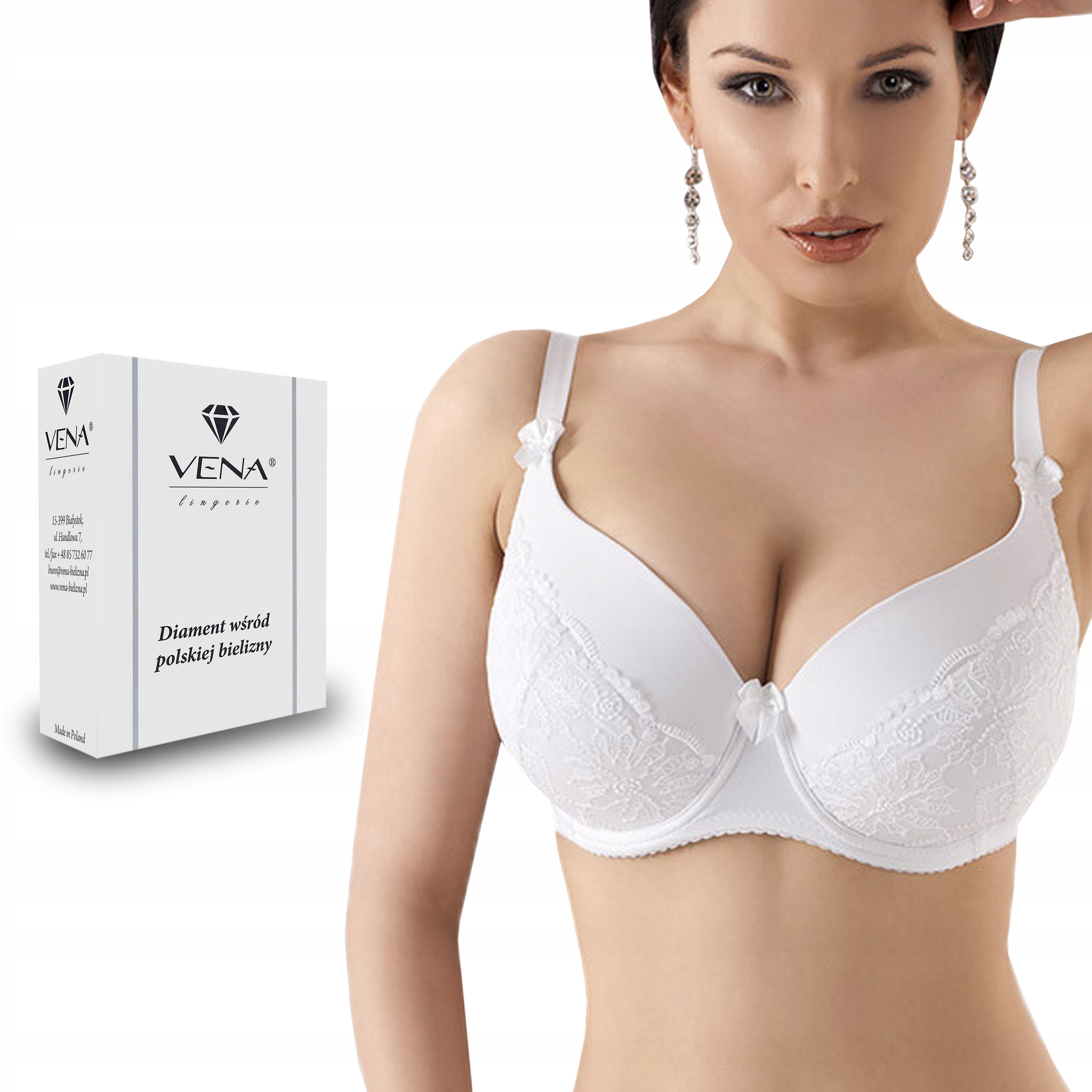 

biustonosz Vena VB-65 Fullcup , Biały , 75C
