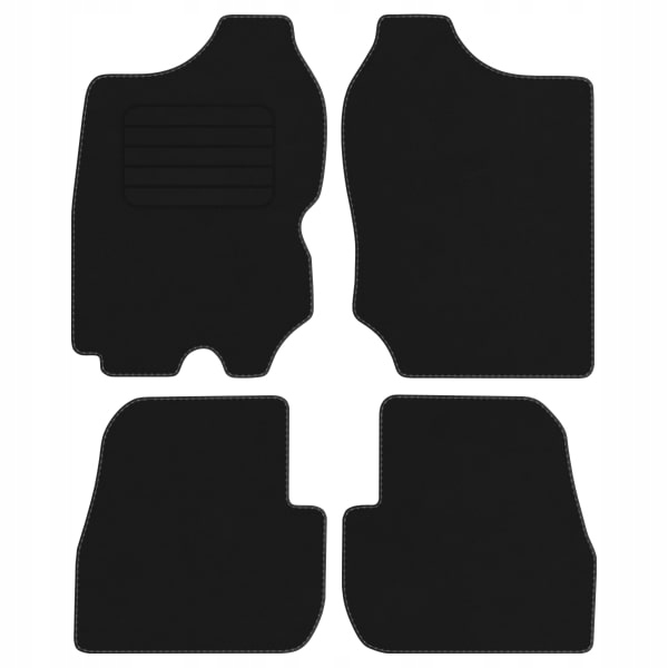Suzuki Jimny 98-18 Koberečky velur Comfort černé