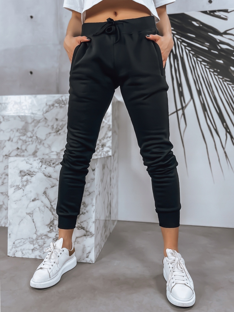 DAMSKIE SPODNIE DRESOWE GŁADKIE roz. S Płeć kobieta