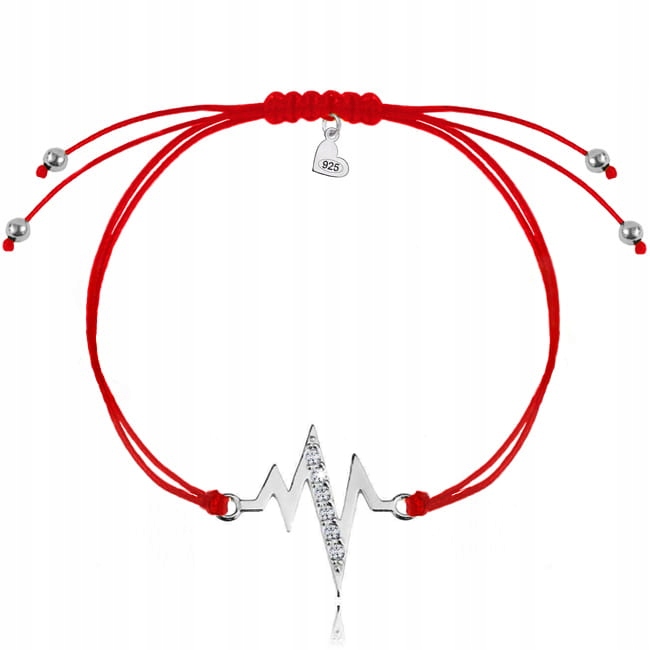 

Bransoletka srebrna puls Ekg Swarovski - Kolory