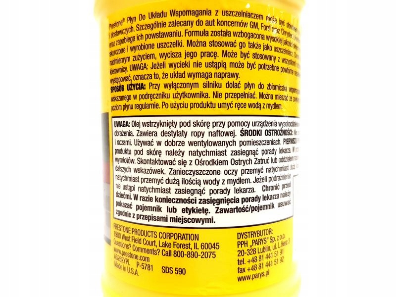 PRESTONE PŁYN DO WSPOMAGANIA Z USZCZELN. 355 ML Producent Prestone