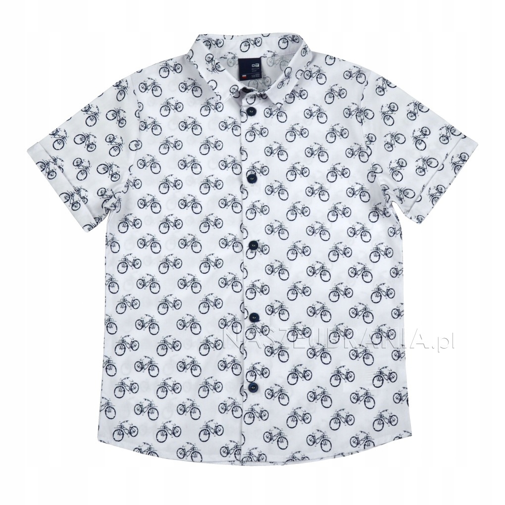 KOSZULA ELEGANCKA WIZYTOWA BIAŁA W ROWERY GT 116