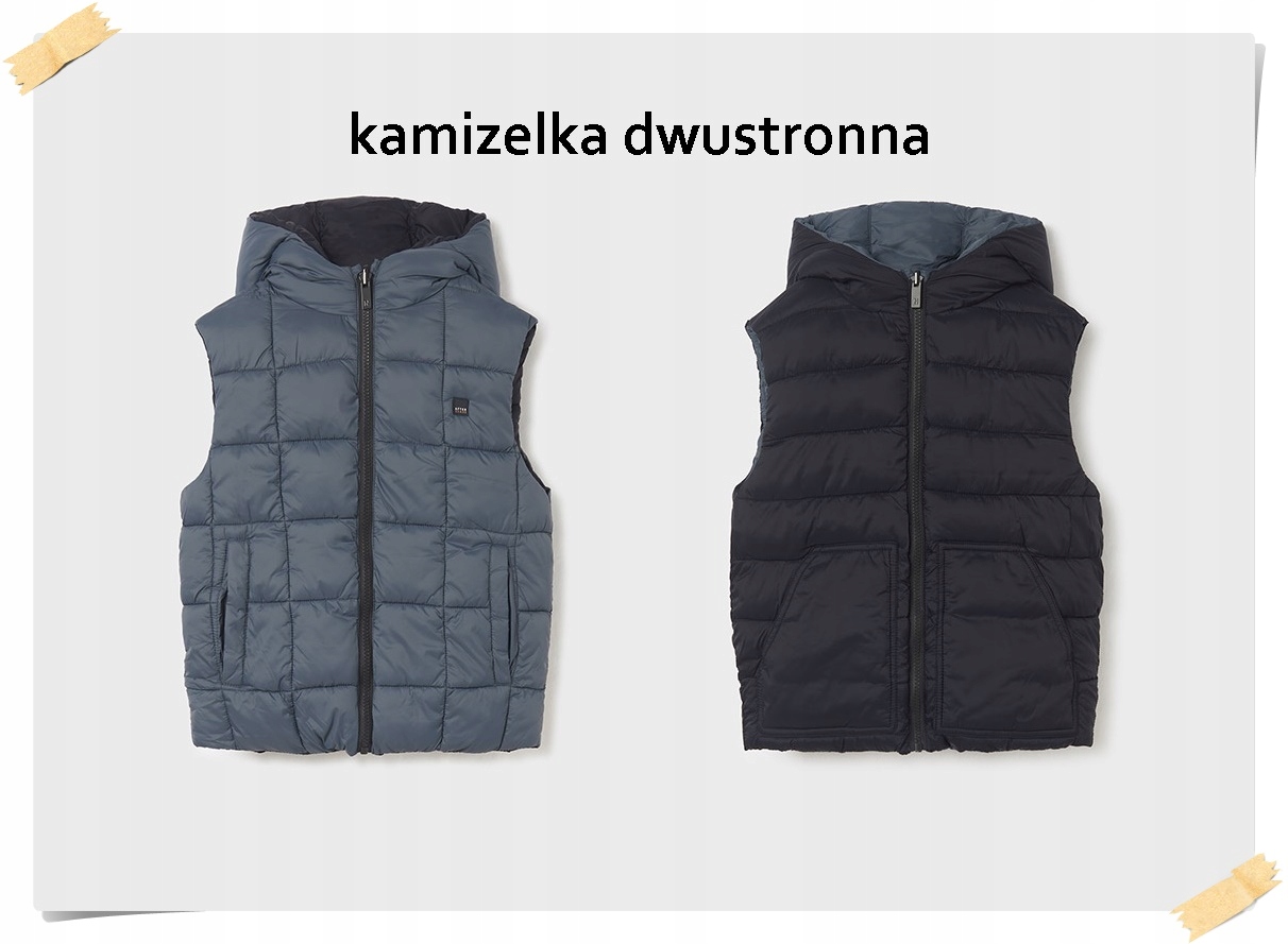 KAMIZELKA dwustronna 7367 MAYORAL 166 cm