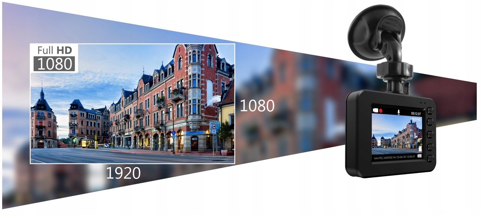 Wideorejestrator Navitel MSR550 NV FHD+ Karta 64GB EAN (GTIN) 8594181742269