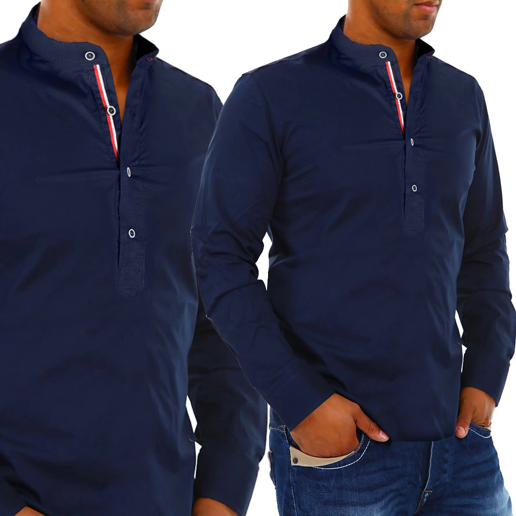 Pánská košile Casual, bavlněná, hladká