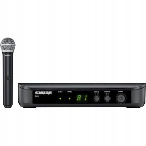 Bezdrátový Mikrofon Shure BLX24 SM58 Pro 12 Rádiových Systémů 100 M