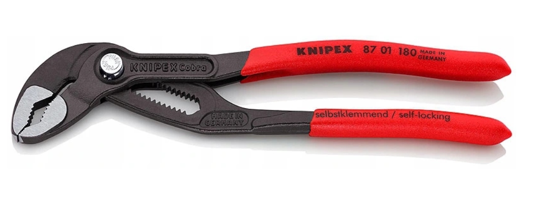 SZCZYPCE KLUCZ DO RUR KNIPEX COBRA ZESTAW 5 SZTUK Kod producenta 180MM 250MM 300MM 400MM 560MM