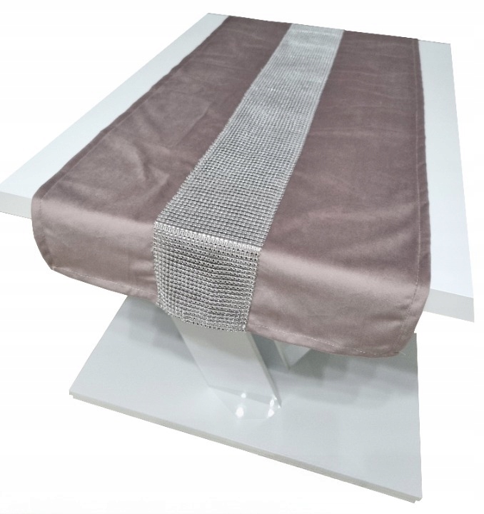 

Bieżnik Welur Gruby 40x180 Cyrkonie Welur Velvet