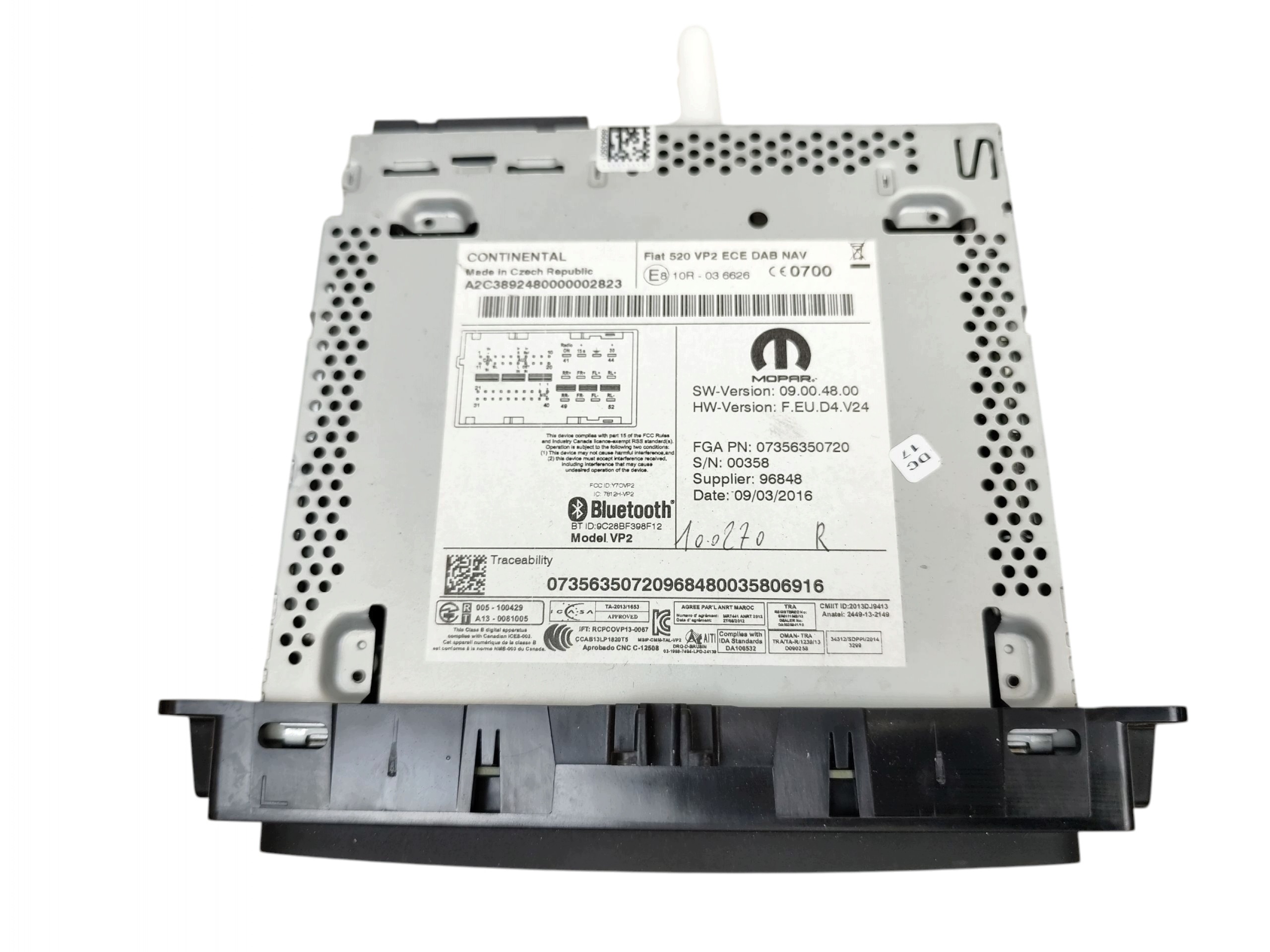 RADIO navigation JEEP RENEGADE (2014-2018) 07356350720