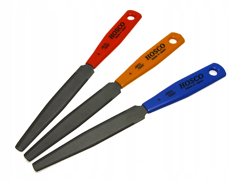 Pilníky pro akustické kytarové sedla Hosco NF3A