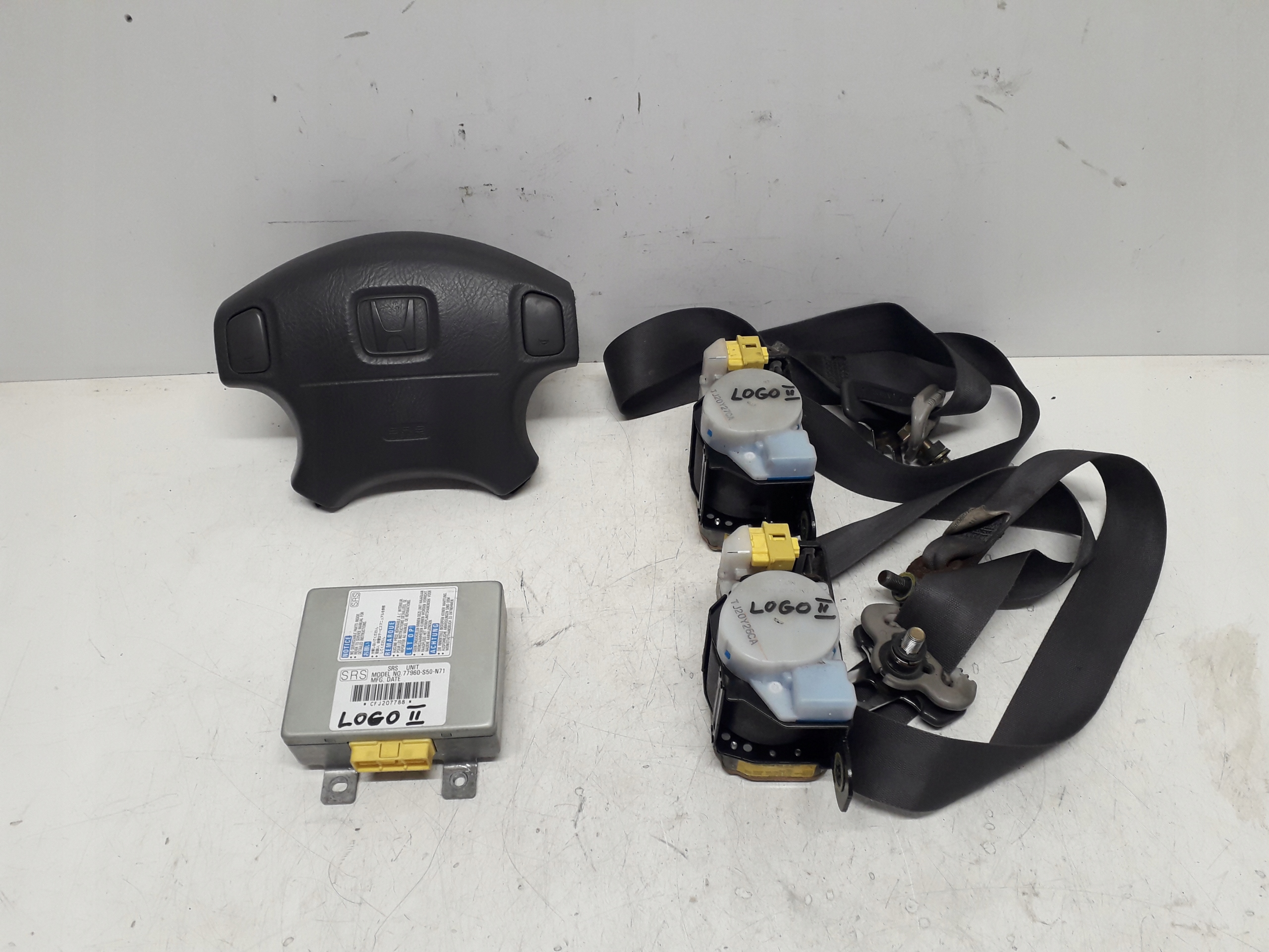 HONDA LOGO 96-01 SENSOR AIRBAG PODUSZKA KIEROWCY PASY