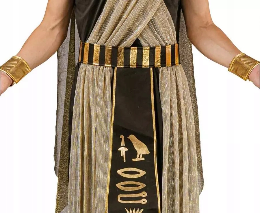 Sada pro dospělé Egyptský faraon (šátek, roucho, plášť, pásek),