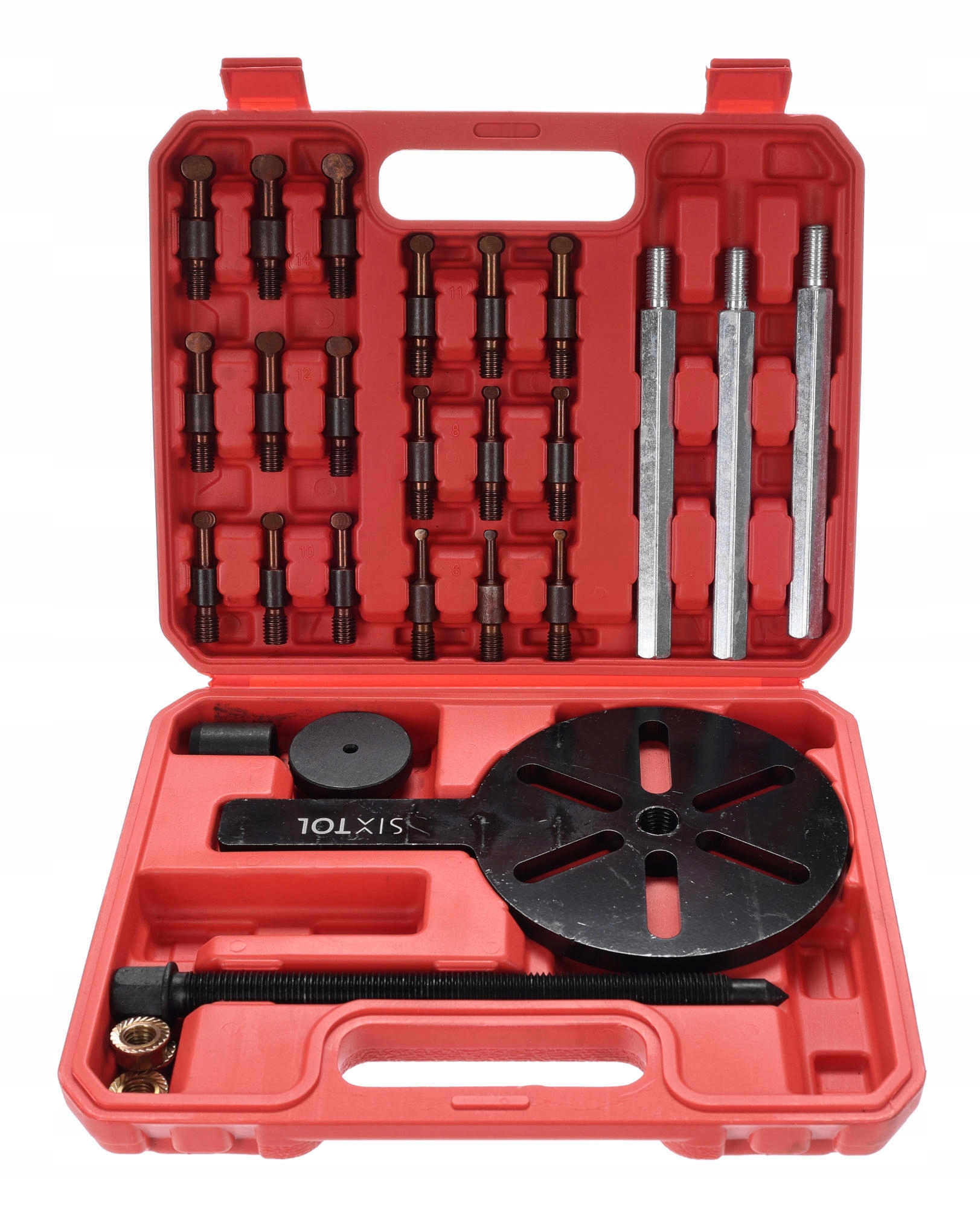Sada s tříramenným stahovákem vnitřních ložisek Mechanic Bearing Puller 4
