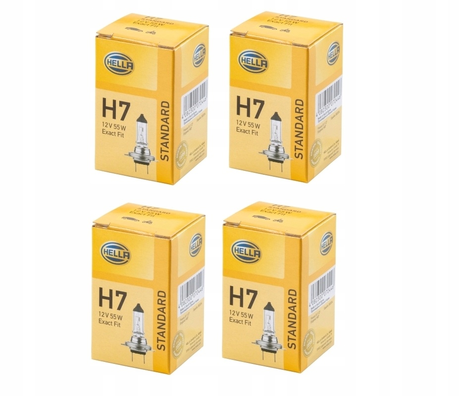Żarówka H7 Hella Standard 12V 55W 4 Szt.