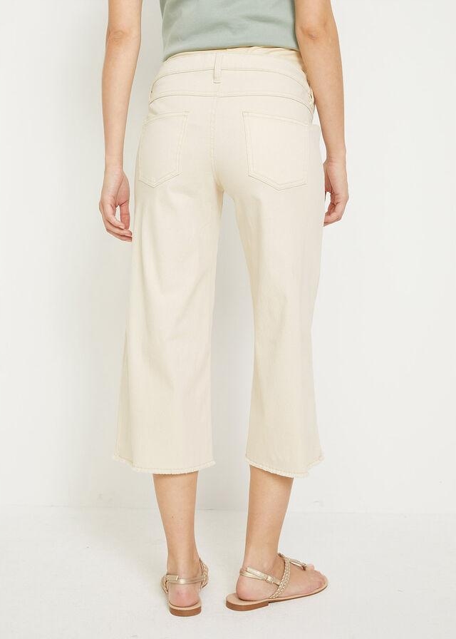 BONPRIX JEANSY CIĄŻOWE KULOTY 3/4__46 Marka Bonprix