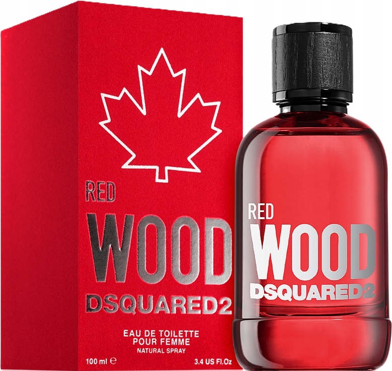 Dsquared 2 Wood Red Pour Femme toaletní voda 100 ml