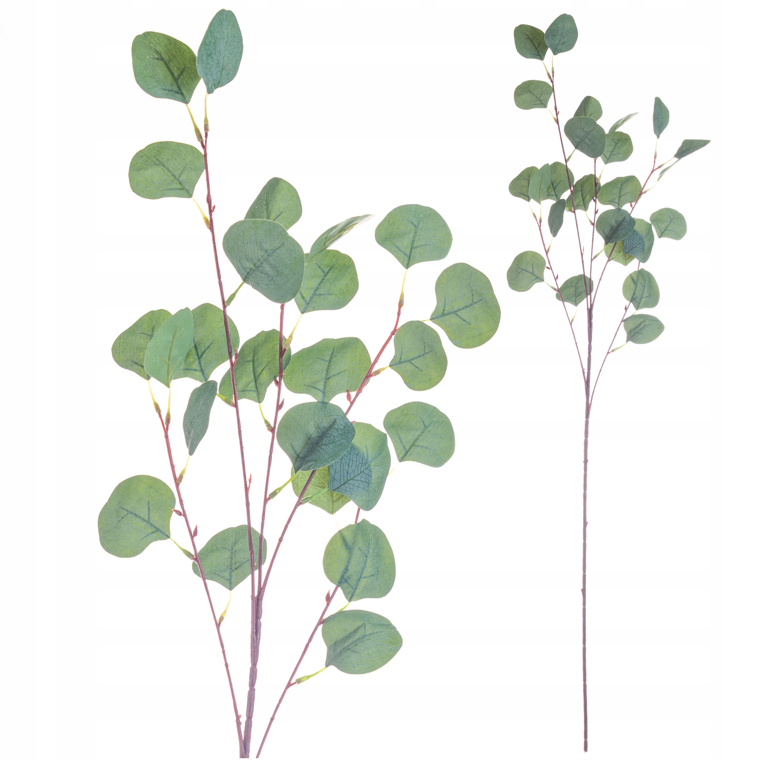 Sztuczne Kwiaty Eukaliptus Gałązka Liść Bukiet 90 cm