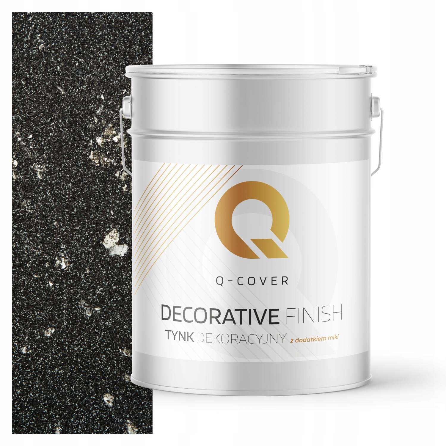 Dekoračná Omietka Tmavosivá So Striebornou Mikou D921 15kg Miková Premium