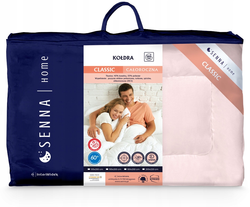 Kołdra antyalergiczna Classic 135x200 Inter Widex Rodzaj antyalergiczna