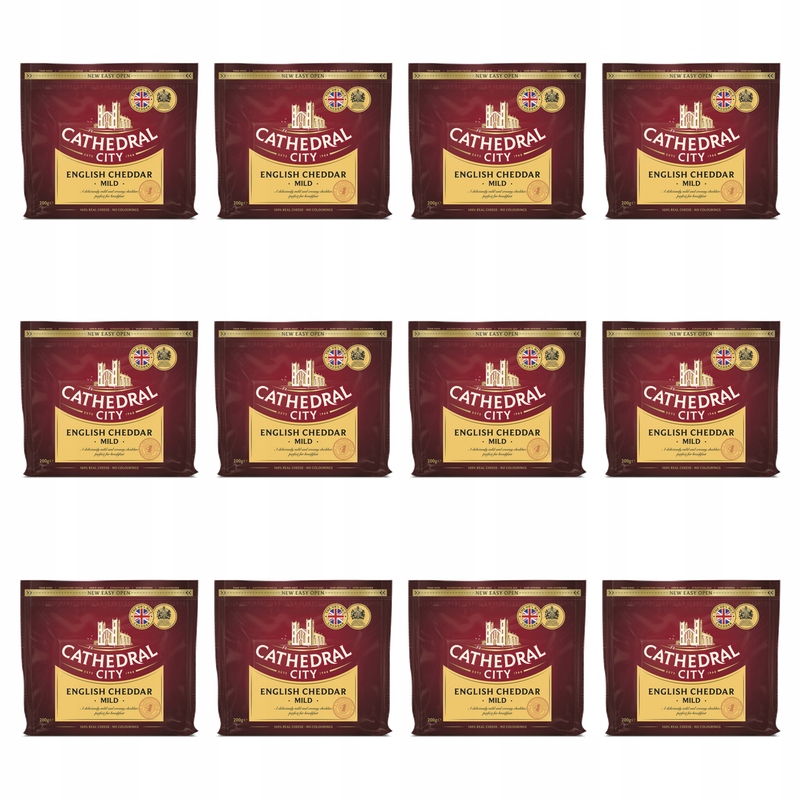 Cathedral City Cheddar Mild 200g X12