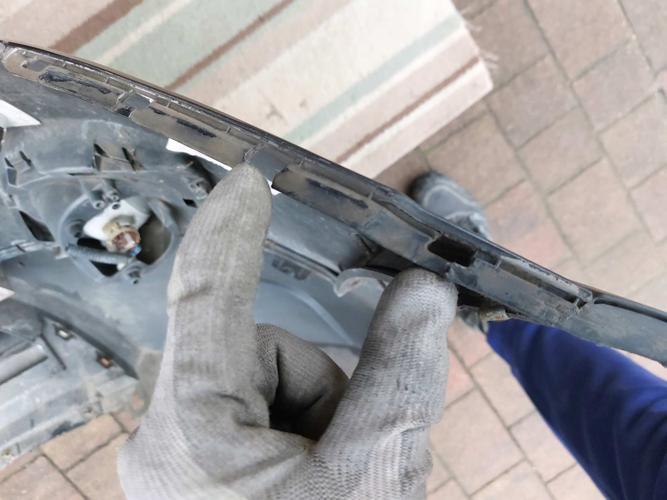 bumper front OPEL ANTARA LIFT 2010- 25953690 25953692