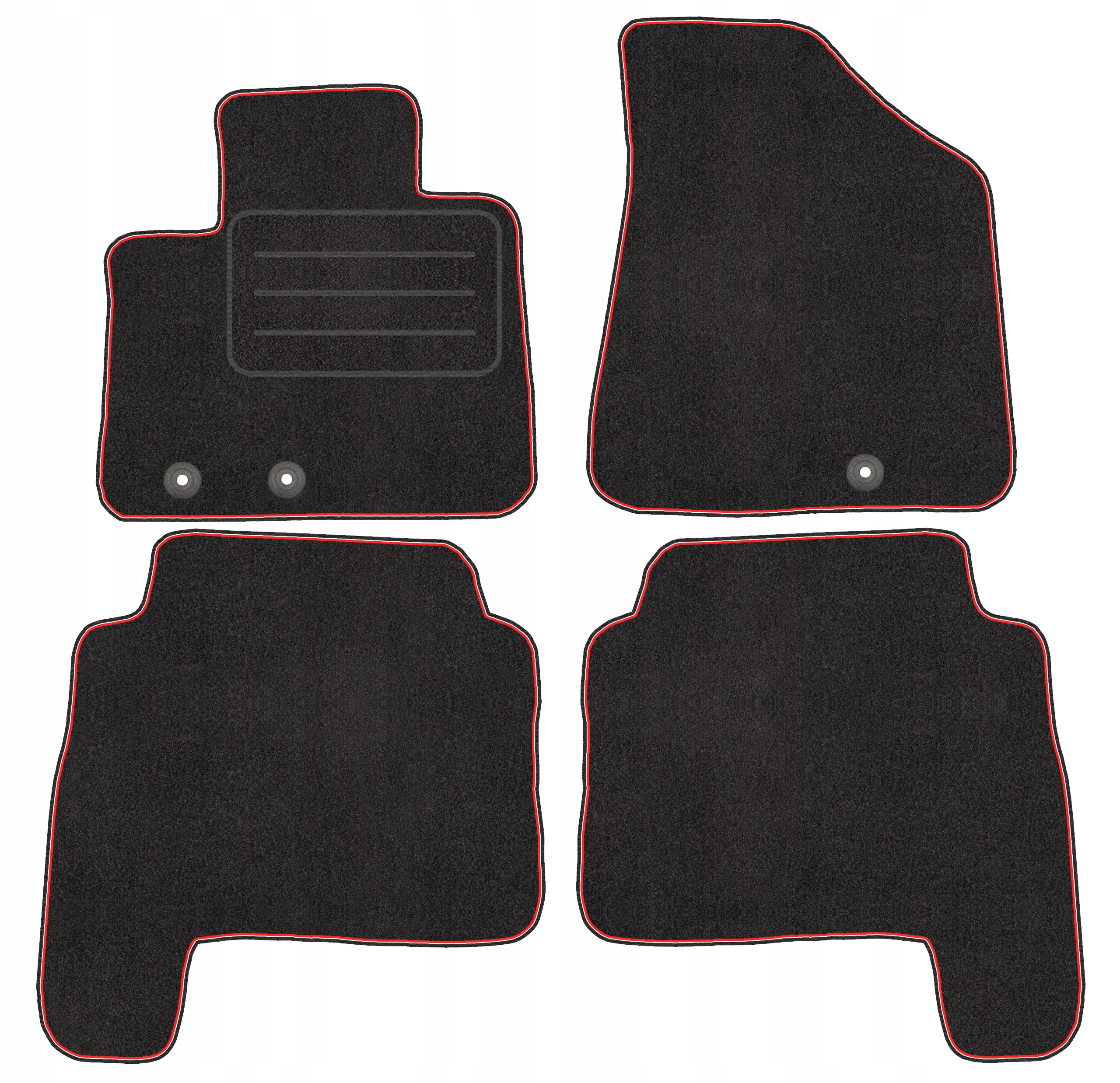 Velúrové polyamidové koberčeky pre Kia Sorento II 09-14